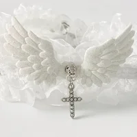 Collier en dentelle pour femmes et filles, couleur unie, larges Rivets, Lolita, ras du cou, ailes d'ange Y2K, collier en cuir Cool, usage quotidien 6
