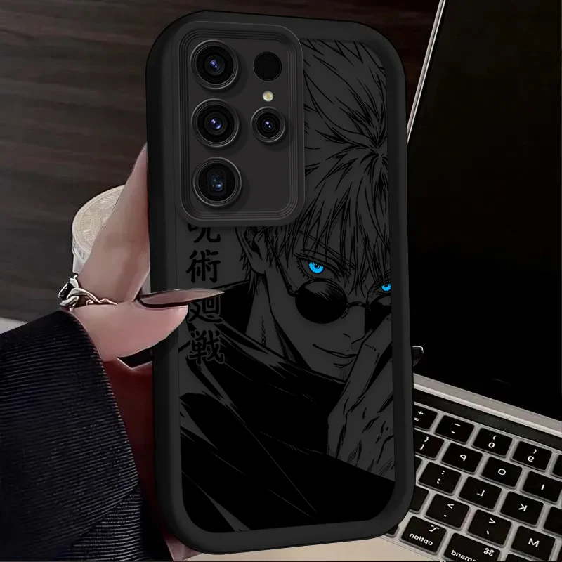 Gojo Satoru Jujutsu Kaisen Hot Line Art Phone Case