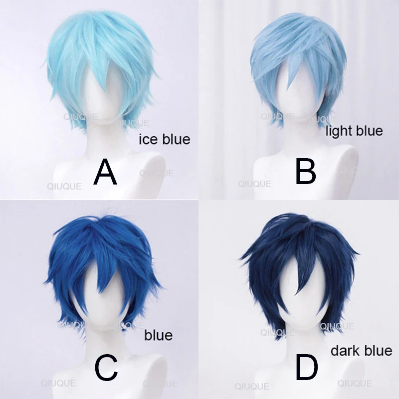 Anime Tanjiro Kamado Cosplay Wig Short Chestnut Brown Heat Resistant Hair Cosplay Wigs + Ear-Rings - AliExpress