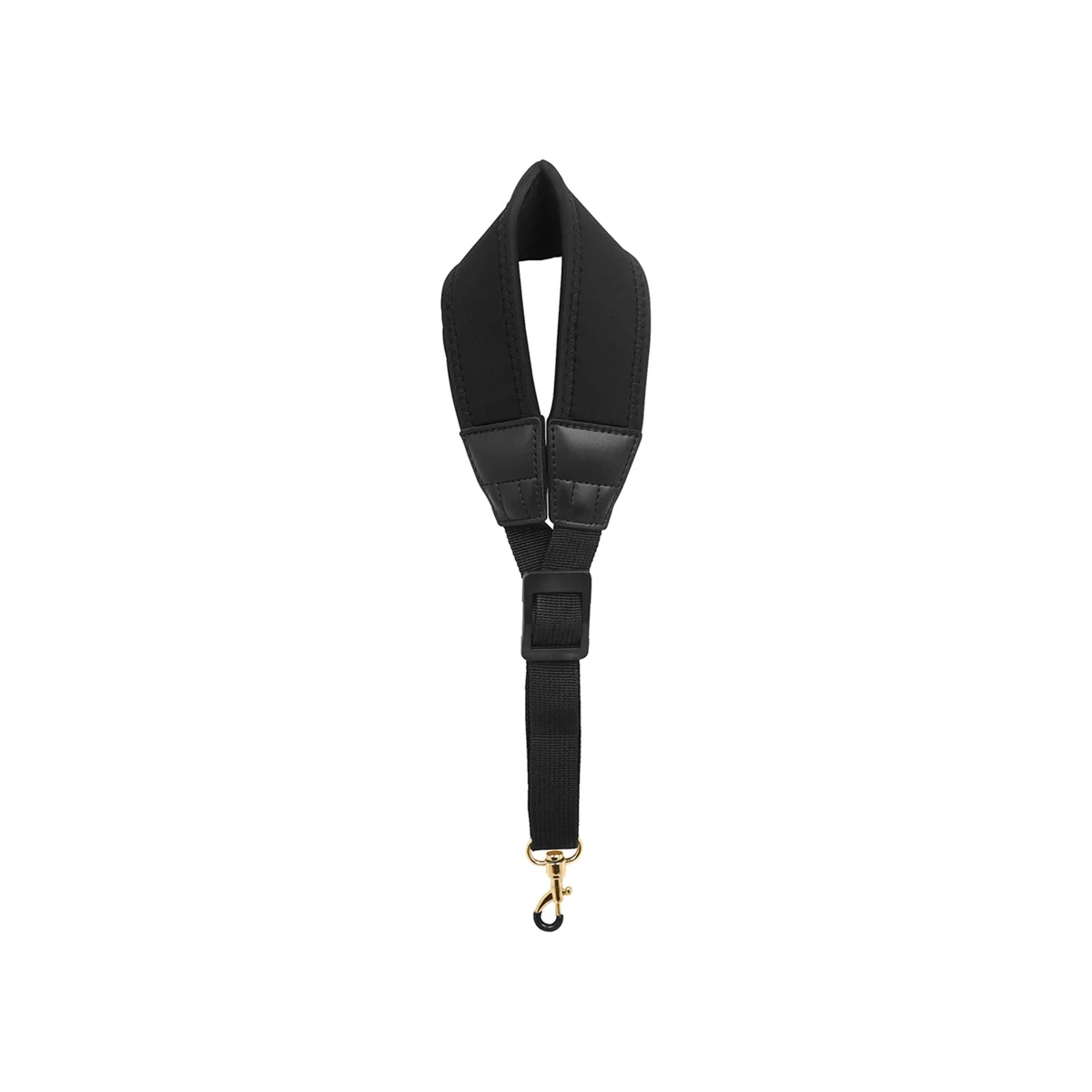 

Upgraded Length Colour Saxophone Neck Strap Soft Sax Nylon Padded for Alto Tenor Baritone Soprano,Black