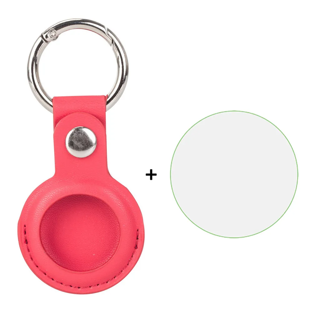 2020 new For AirTags Cover  Leather Protection Anti-Lost Protective Case For Apple Locator Tracker Cover 