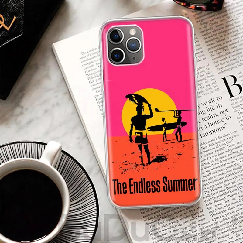 thumbnail image 1 of Funda de verano para tabla de Surf, cubierta personalizada artística para iPhone 16, 15, 14, 13, 12, 11 Pro Max, Apple Phone Case X, XS, 7 Plus, 8 +, 1 of 4