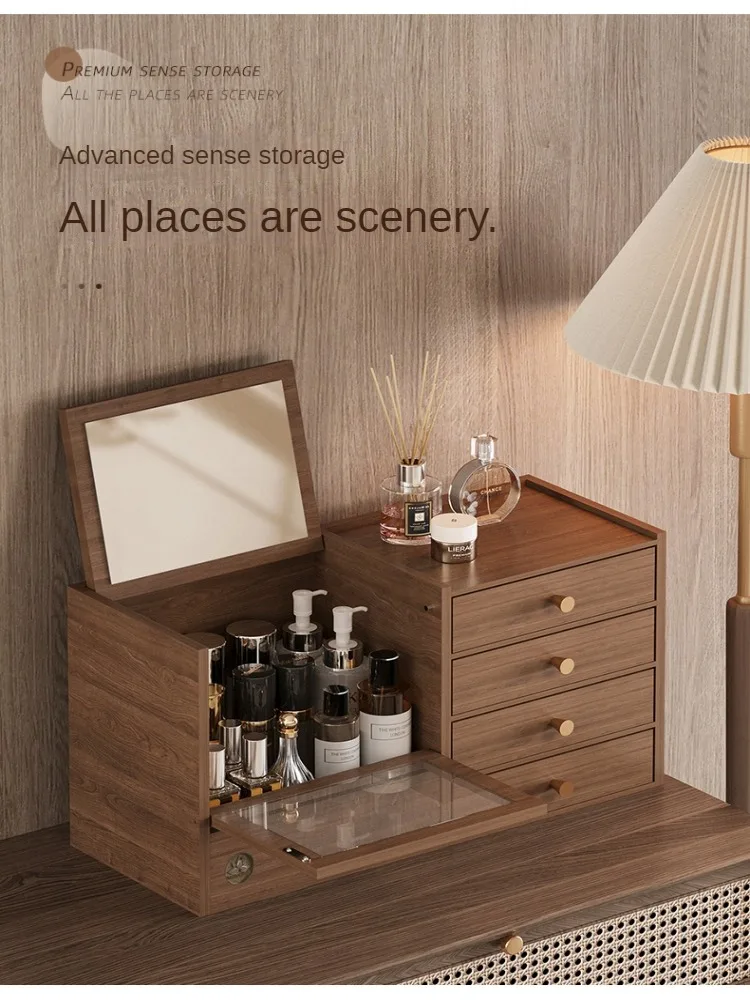 Organisateur De Bureau En Bois Avec 3 Compartiments Mauritius