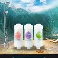 Rose Lavender Shower Head Filter Anti-scaling filter impurities Shower Scented Dechlorination Water Softener 2