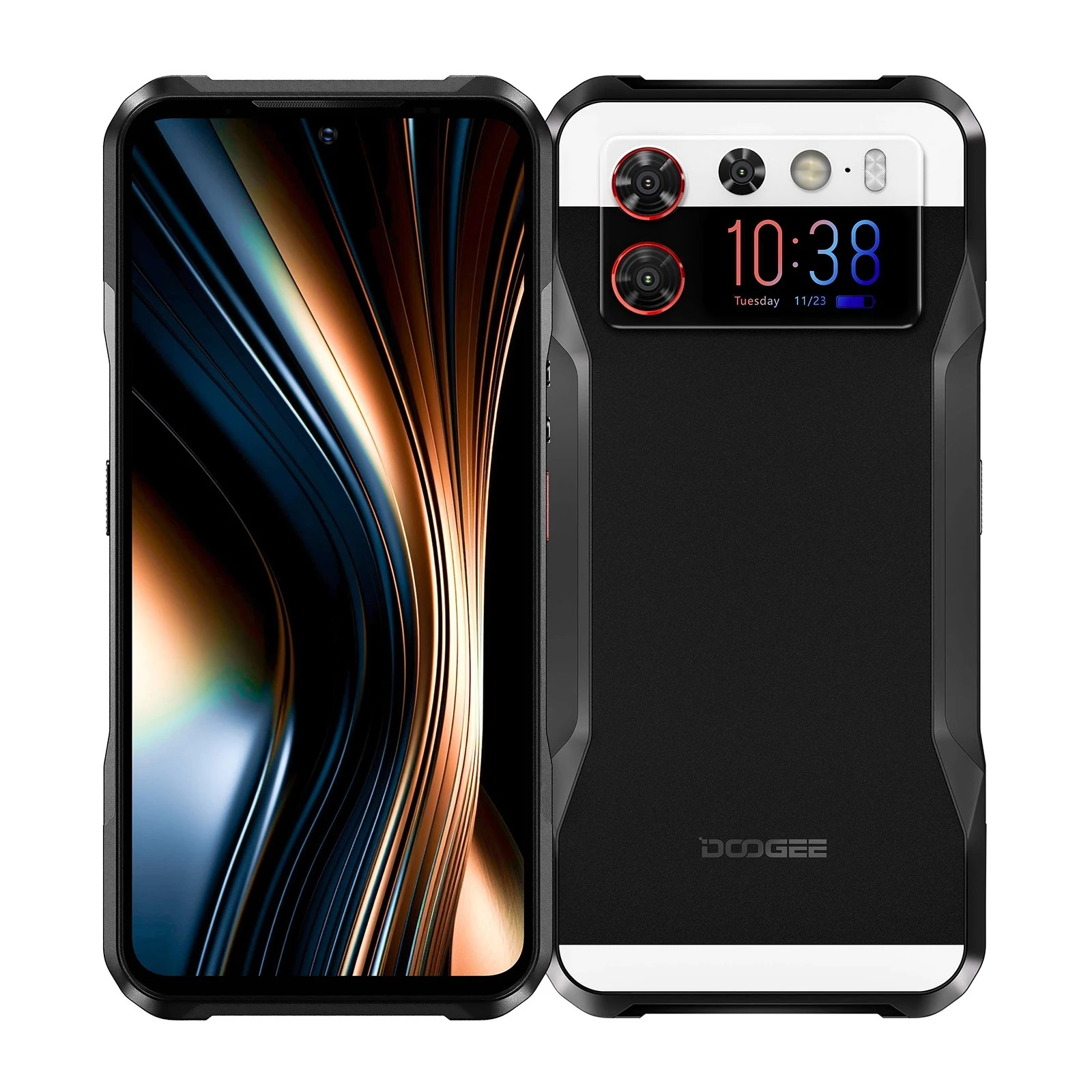 

DOOGEE V20S Rugged Smartphone 12GB 256GB Dimensity 6020 5G Octa Core 1.58" Rear AMOLED Display 50MP 6000mAh 33W NFC Cellphone