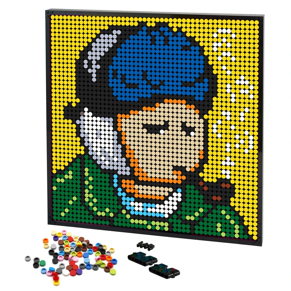 2400+PCS Pixel Art Vincent Van Gogh Self portrait Jigsaw Mosaic Pop DIY  World Famous Painting By Building Blocks Toy Gift Ideas| | - AliExpress