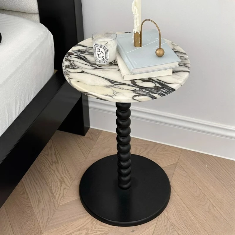 

Design Marble Coffee Tables Round Luxury Interior Nordic Side Table Modern Night Stoliki Kawowe Mesa Auxiliar Furniture HD50CJ