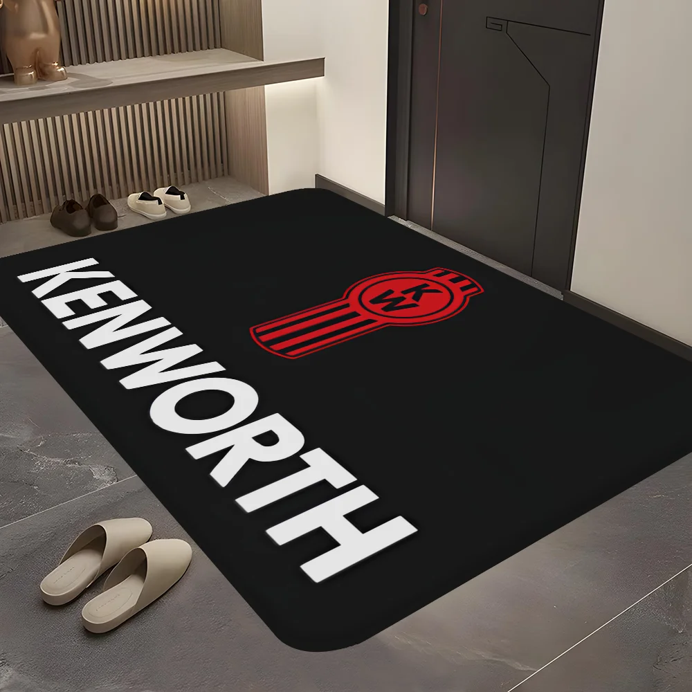 Kenworth Room Mats, Anti-slip, Modern Living Room Balcony Printed Welcome Rug, floor mat non slip mat