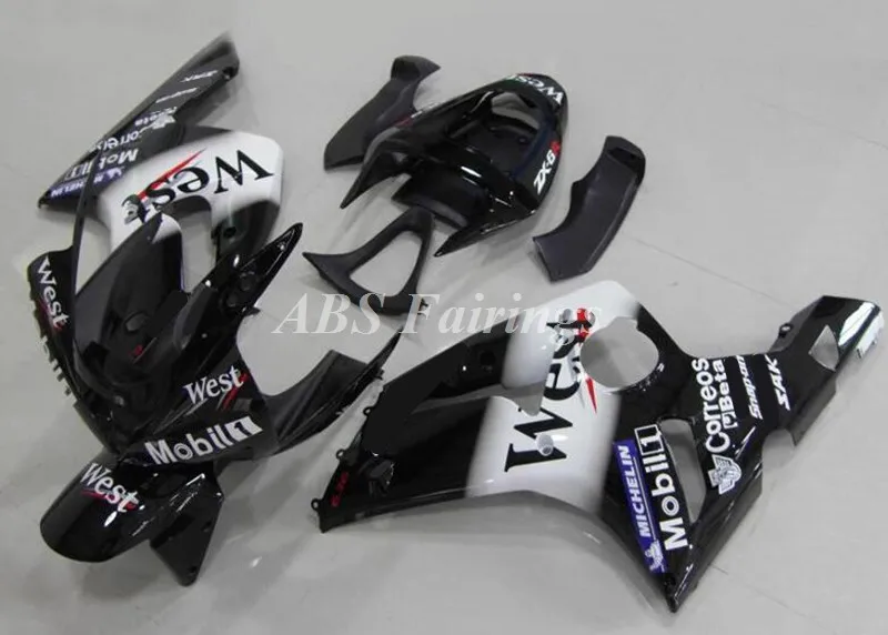 

Комплект обтекателей из АБС-пластика для Kawasaki ZX6R 636 2003 2004 03 04