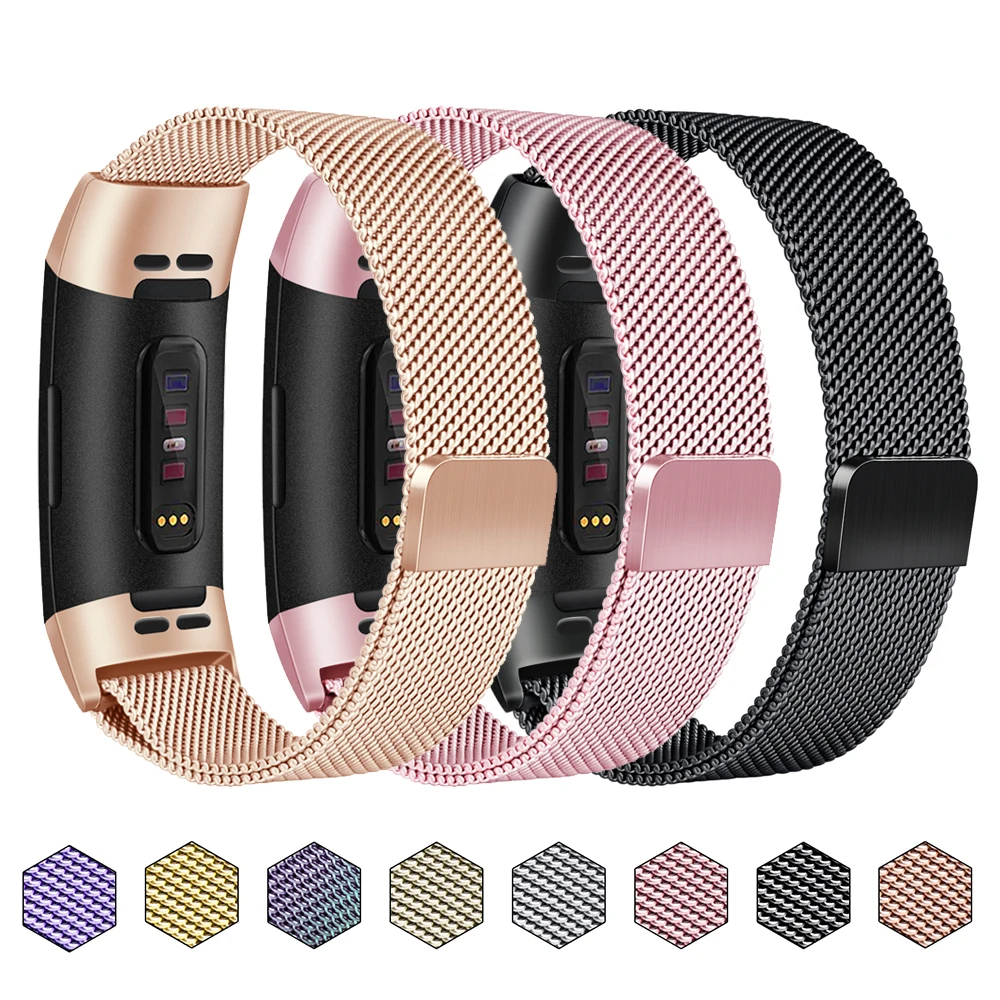 Cinturino Magnetico In Metallo Per Fitbit Charge 2/Charge 3/Charge 4/Charge 3 Se Band Bracciale Cinturino Per Fitbit Charge 2 3 4 Strap