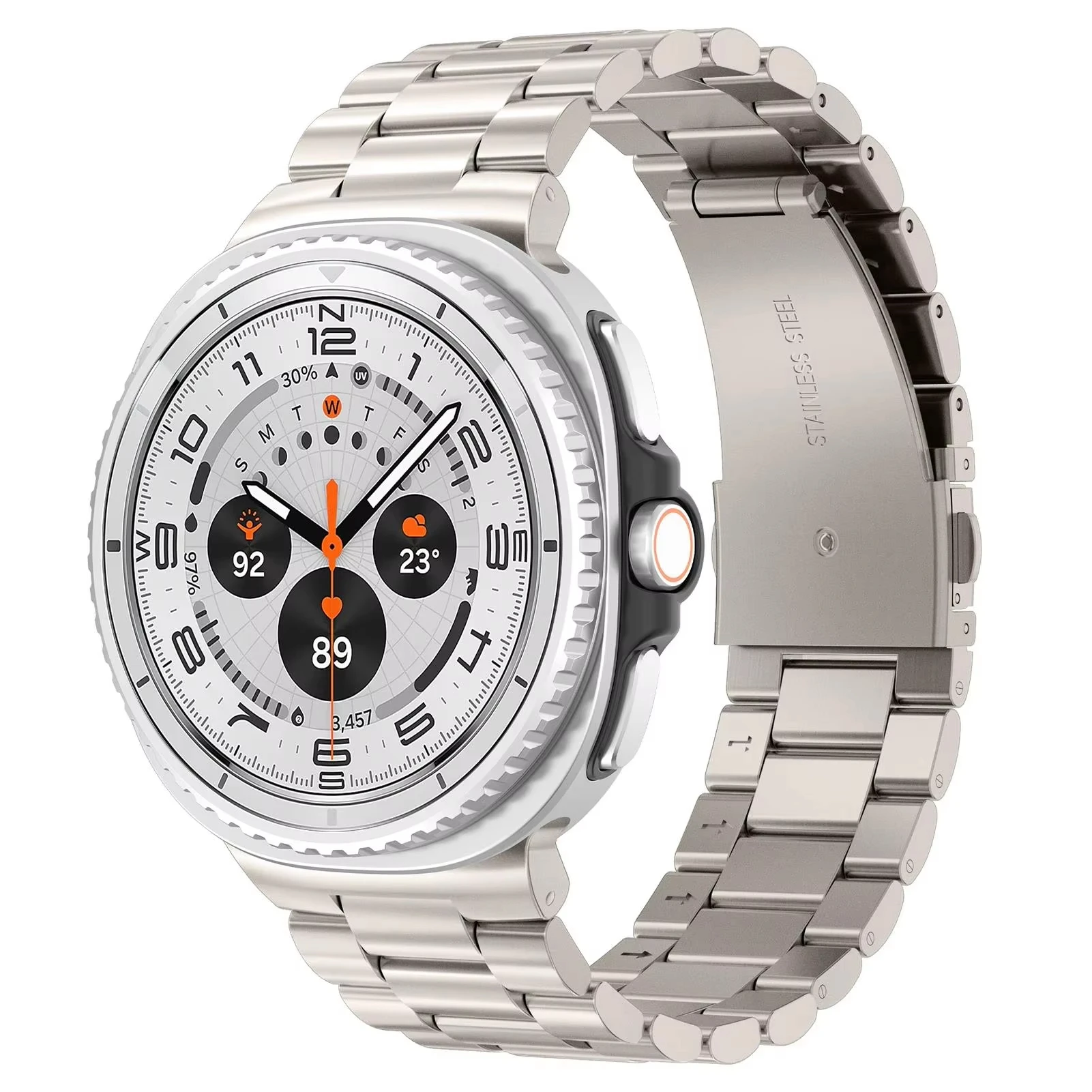 Luxury Stainless Steel Bracelet for Galaxy Watch - Premium Bands & Accessories