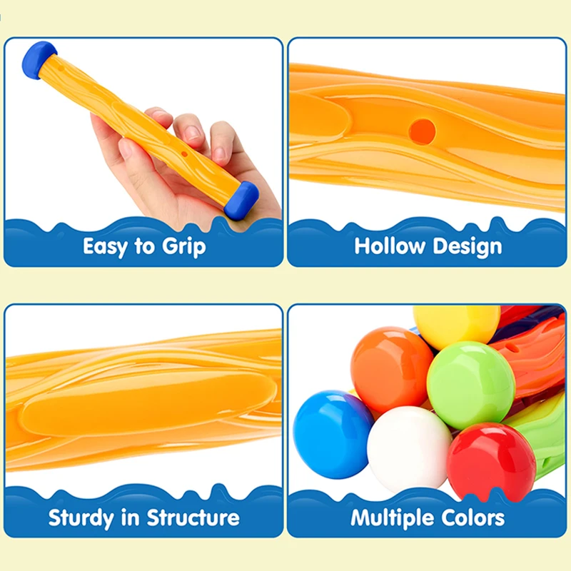Children Diving Toy Set Plastic Summer Float Swimming Pool Accessories Torpedo Seaweed Water Toys Kids Underwater Training TMZ 6