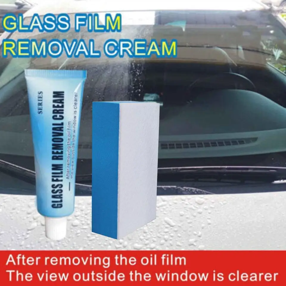 2 TEILE/SATZ Auto Glas Film Entfernung Creme Öl Film Entferner Auto  Reinigung Paste Windschutzscheibe Reiniger Wischer Auto Windschutzscheibe  Fenster Reiniger - AliExpress