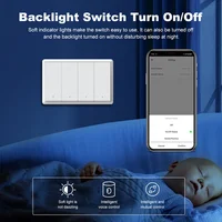 Tuya zigbee Smart Wall Light Switch No Neutral Wire No Capacitor Required 1 2 3 4 Gang Voice Control work With Alexa Google Home - Image 6