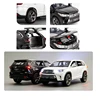 1/32 Toyota Highlander SUV Sport Toy Car Diecast Metal Alloy Miniature JKM Sound & Light Collection Model Gift for Boy Children 6