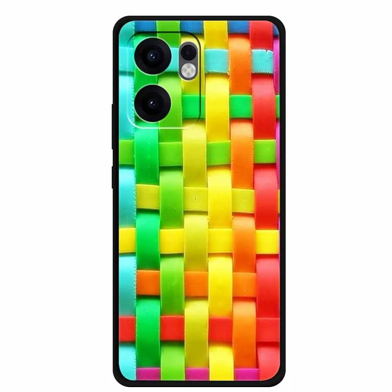 Black TPU Silicone Soft Back Case with Animal Design - Protective Cover