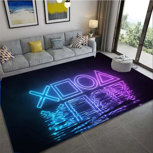 Tapis Gamer Lea pour chambre d'enfant, contrôleur de jeu cool, Doorvirus,  maison, salon, chambre à coucher, polymères de sol, tapis de cuisine -  AliExpress