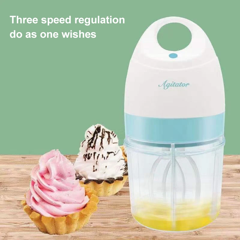 Mini Electric Whisk Household Small Baking Automatic Whisk Whipping Cream  Cake Mixer Egg Whisk