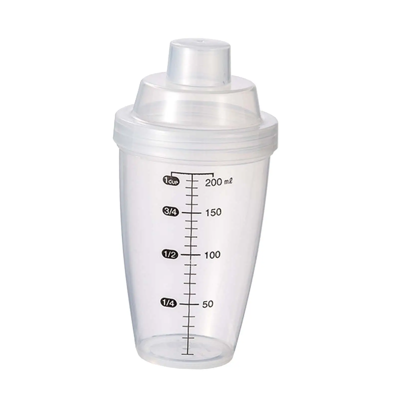 Versatile Protein Shaker Bottle with Measuring Scale for Mixing Powders and Beverages