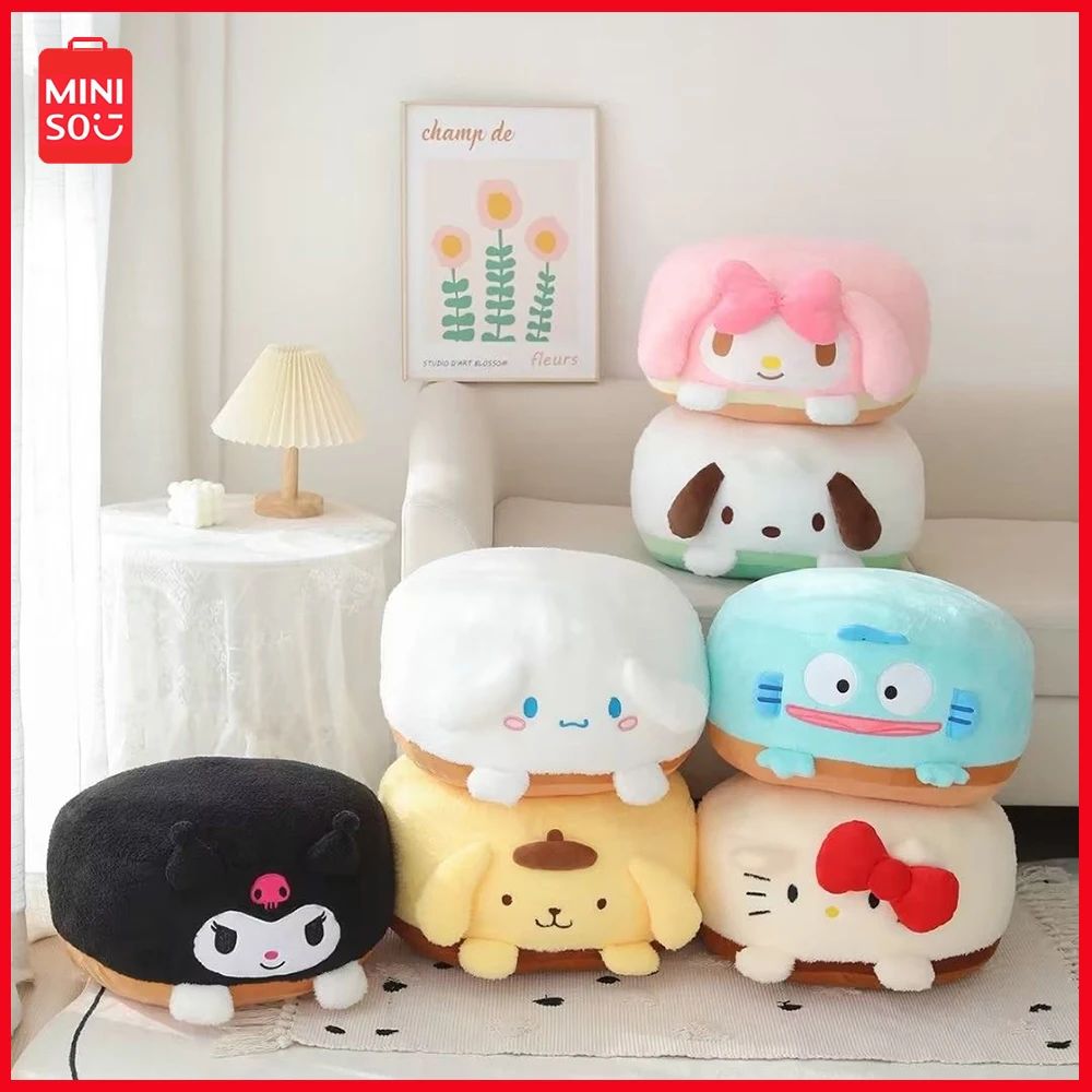 

2024 New Miniso Sanrio Pochacco Cartoon Anime Korean Boys and Girls Plush Cushion Hello Kitty Cute Fashion Home Throw Pillow