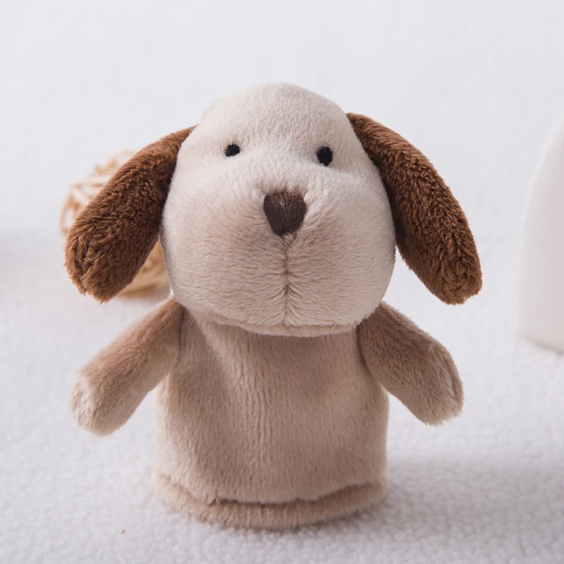 Cartoon Hand Doll Finger Puppet Baby Children Story Early Education Soothing Doll Plush Toy