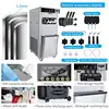 18~22L/H Soft Ice Cream Making Machine With Mixer Floor Standing 3 Flavors Fruit Flavor Soft Serve Machine 5