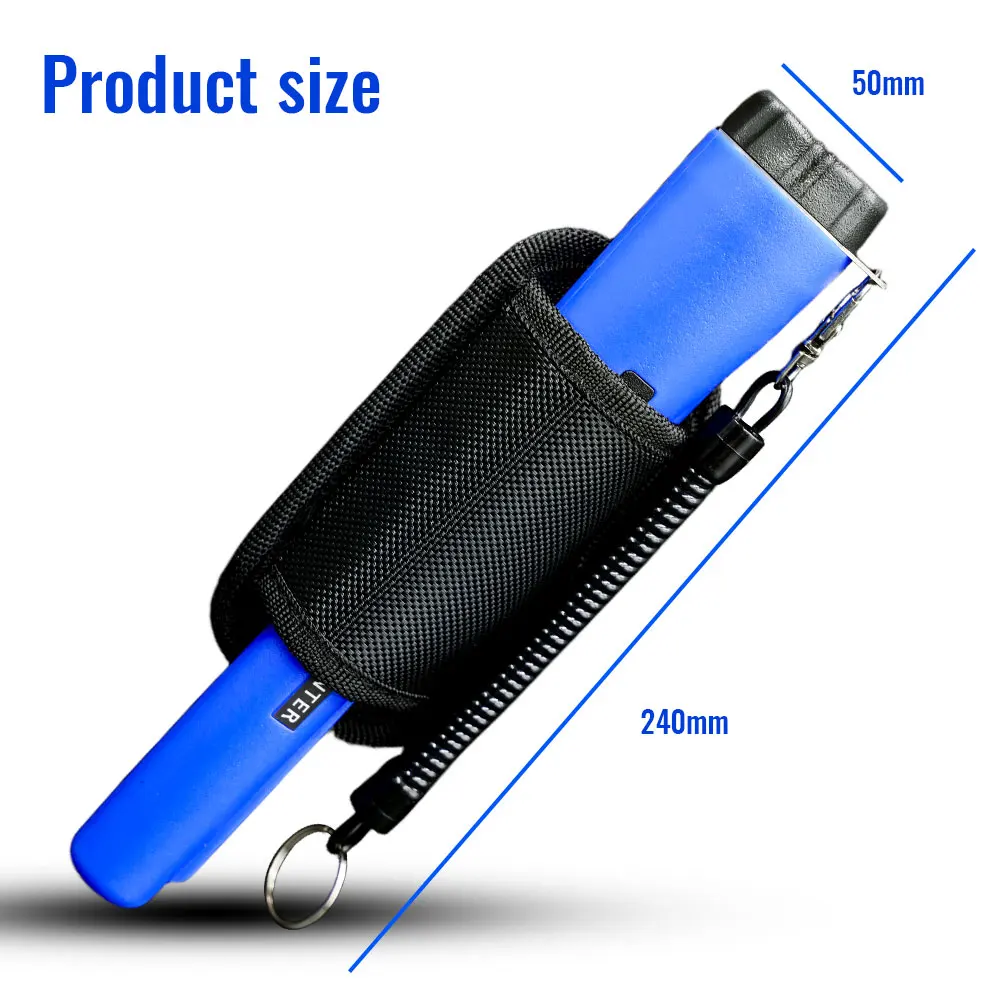 보물찾기 및 야외 탐험을 위한 IP66 방수 및 LED 팔찌 스트랩이 포함된 Pro GP-Pointer 휴대용 금속 탐지기