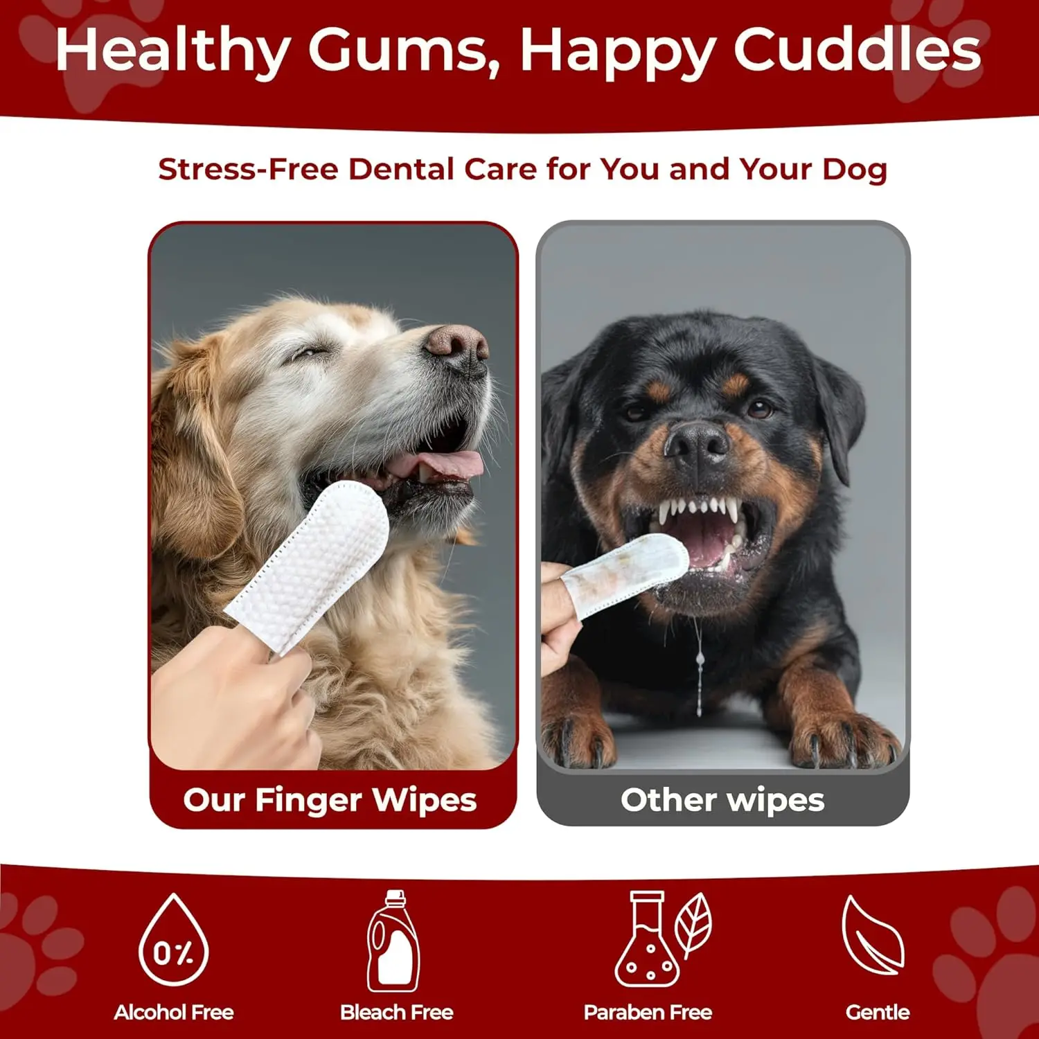 Pet Dental Cleaning Wipes 6
