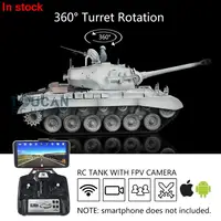 Gifts Heng Long 1/16 7.0 Upgraded FPV USA M26 Pershing RTR RC Tank 3838 Metal Idlers Promotion Model Toys for Boys TH17318-SMT4 1