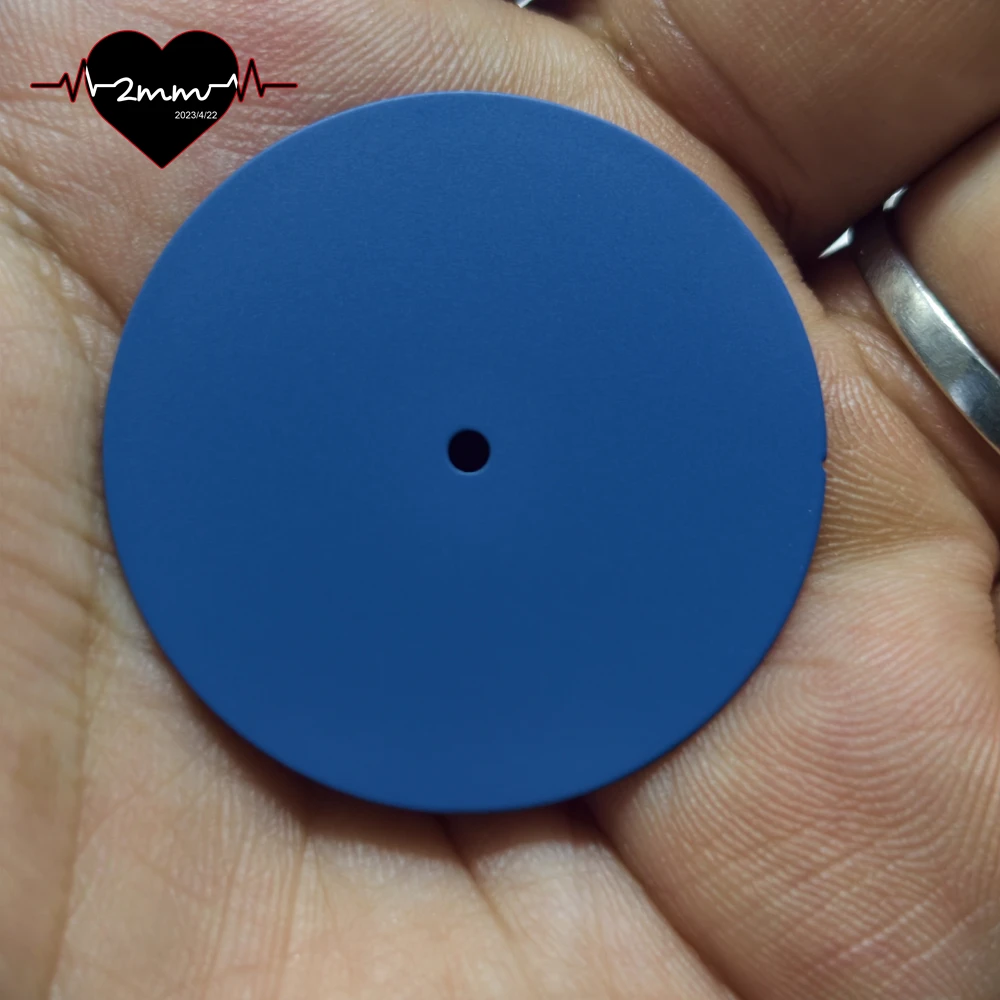 Matte Multicolor Blank Watch Dial - 33.5mm