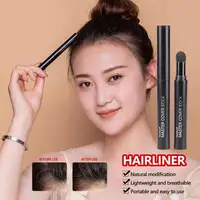Stylo anciers de réparation de ligne de cheveux modifié, couverture instantanée de racine noire, remplissage de cheveux naturels, poudre d'ombre de délié, couverture de cheveux 2
