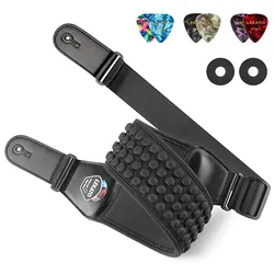 Lekato Adjustable Wide Shoulder Padded Guitar Strap for Acoustic Electric Bass Guitar Musical Accessorie Non Slip Shoulder Strap