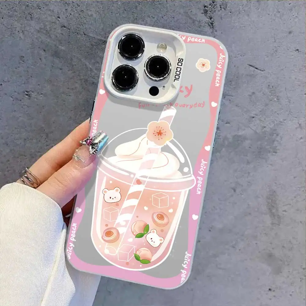 Silver IMD Decorative Phone Case