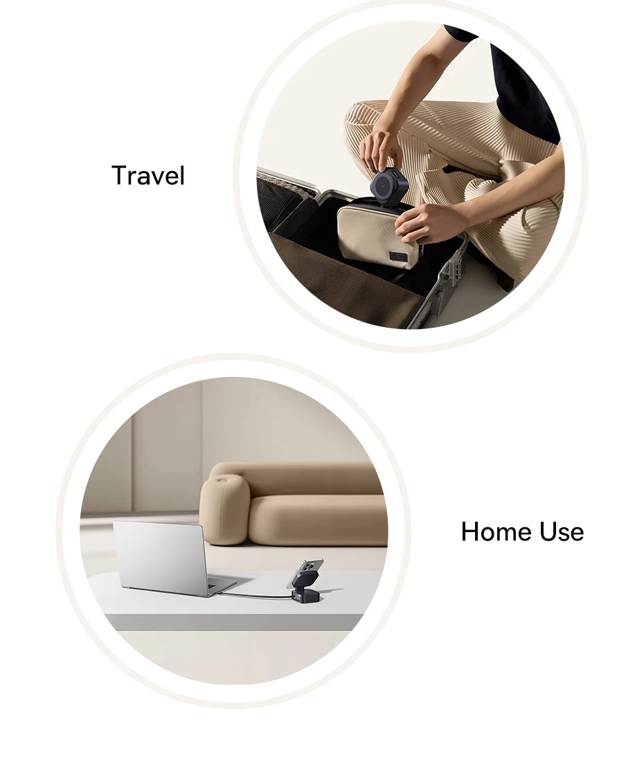 Baseus Qi2 15W Magnetic Wireless Charger For iPhone 16 15 14 13 12 Built in