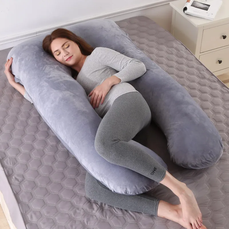 120x70cm Pregnant Pillow for Pregnant Women Soft Cushions of Pregnancy Maternity Support Breastfeeding for Sleep