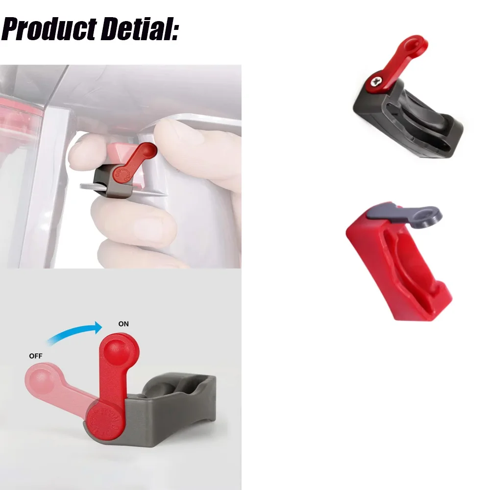 Vacuum Cleaner Power Button Lock Accessory