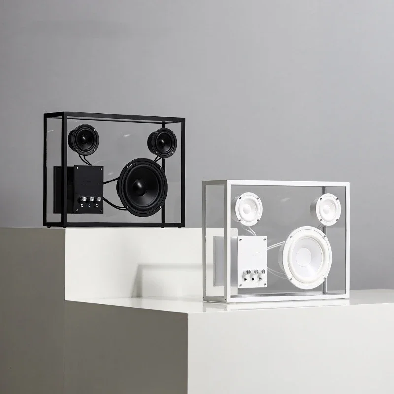 HIFI Bookshelf Bluetooth Speaker AUX Computer Voice Box