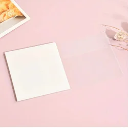 Vibrant Waterproof Transparent Sticky Note Pads - 50 Sheets of Self - Adhesive Memo Notes (White 1 Pack)