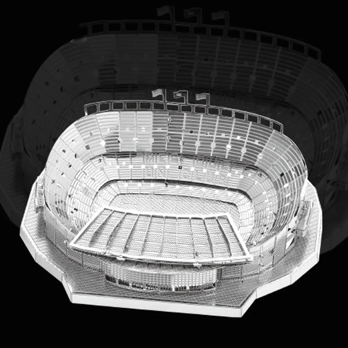 Camp Nou 3D Metal Puzzle Model Kits DIY Laser Cut Puzzles Jigsaw Toy For Children 3