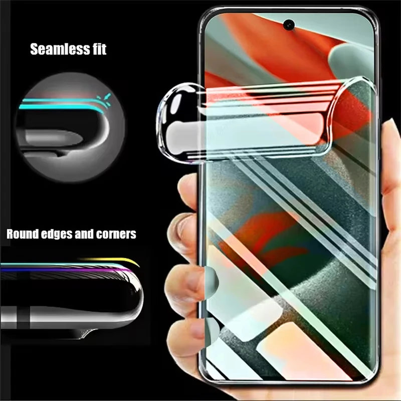 Premium HD Hydrogel Screen Protector Film - Clear (1-4 Pack)