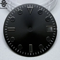 Luminous Green Frosted Watch Dial with Textured Finish (Black)