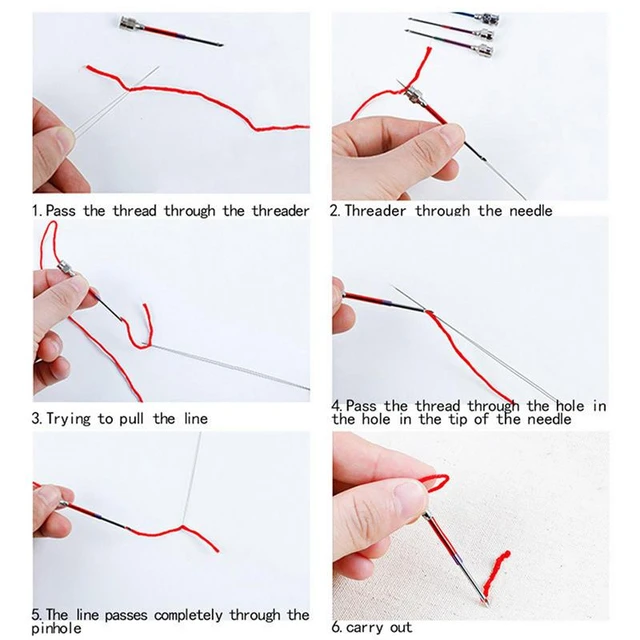 Embroidery Needles For Hand Sewing Adjustable Punch Needle Set For