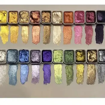 Metallic Watercolor Paint Set 1