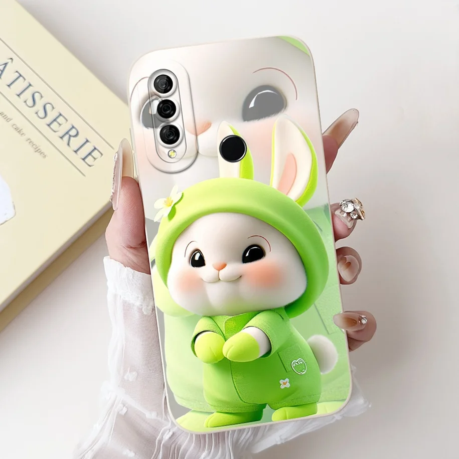 Cute Panda Rabbit Soft Silicone Phone Case for Huawei P30 Lite Nova 4e - Stylish and Protective Cover