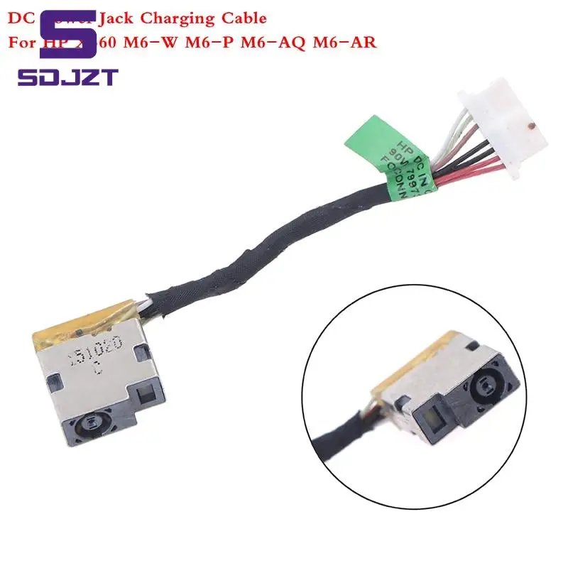 

Hot!! Original Laptop DC Power Jack With Cable for HP Envy X360 M6-W Pavilion X360 13-S 807522-001 809824-001 799735-F51 S51 T51