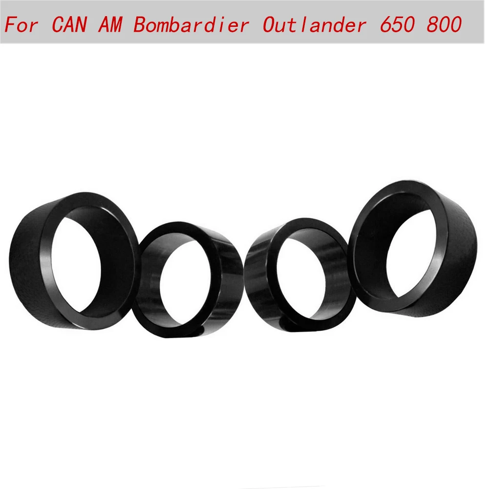 Kit Di Sollevamento Distanziale Sospensione 4 Pezzi 2.5 "Per Can Am Bombardier Outlander 650 4 X4 800 Atv Nero