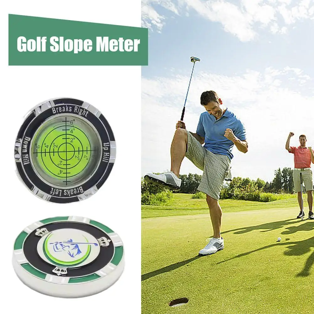 

1pc Golf Slope Meter Ball Marking Tape Spirit Level High Precision Reading Aid Golf Tool Leveler Accessories For Golf Essentials
