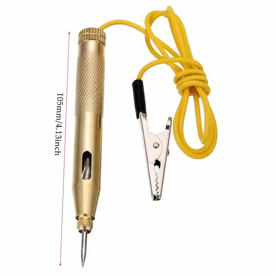 Copper Car Light Circuit Tester Lamp 6V 12V 24V Test Probe