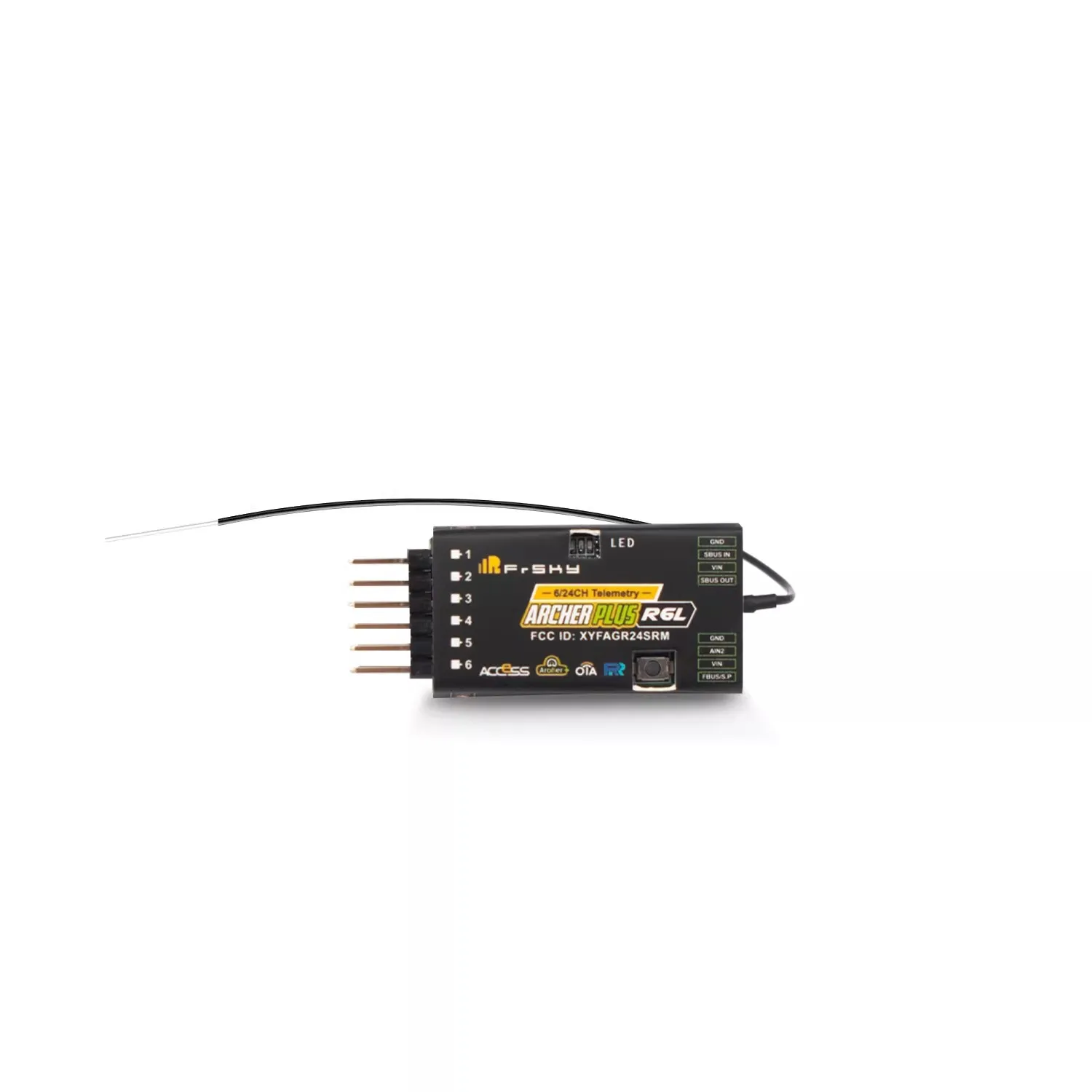Récepteur FrSky Archer Plus R6L/SR6L 2.4GHz ACCESS ACCST D16 Télémétrie OTA