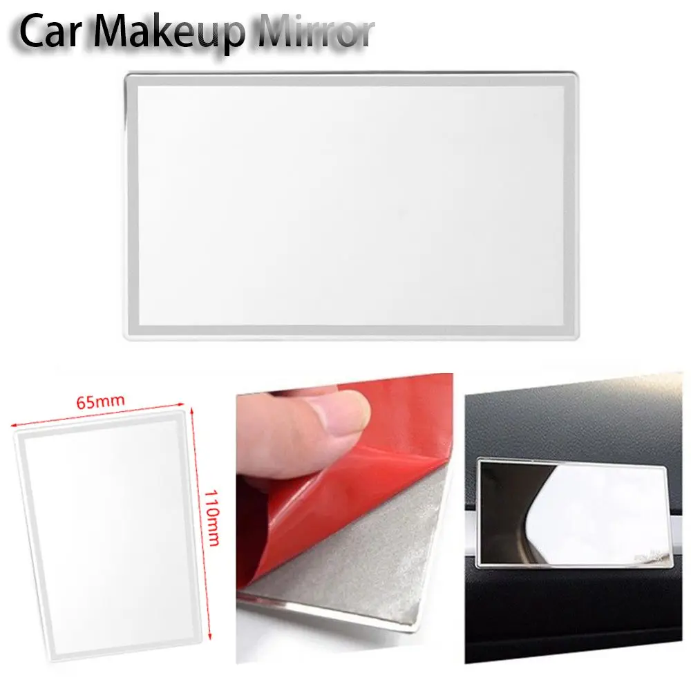 

Back Sticker Stainless Steel Durable Supplies Sun Visor Sun-shading Car Cosmetic Mirror Automobile Decoration